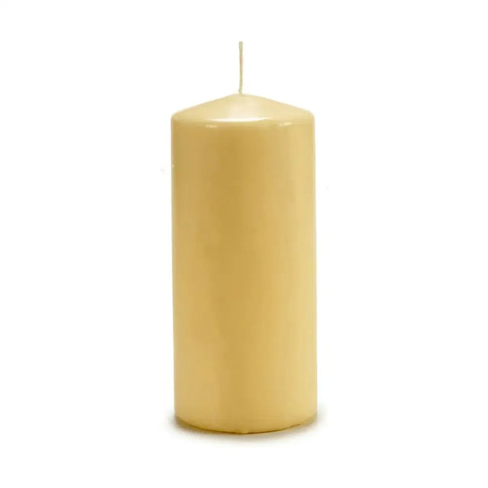 Candle Acorde Cream 9 x 20 x 9 cm 8,7 x 20 x 8,7 cm (4 Units) - Почистване Прахосмукачки И Гладене<<<Дом