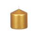 Candle Acorde Golden 7 x 7,5 x 7 cm (24 Units) - Декорация и Осветление<<<Дом Градина<<<BigBuy&&&Свещи и