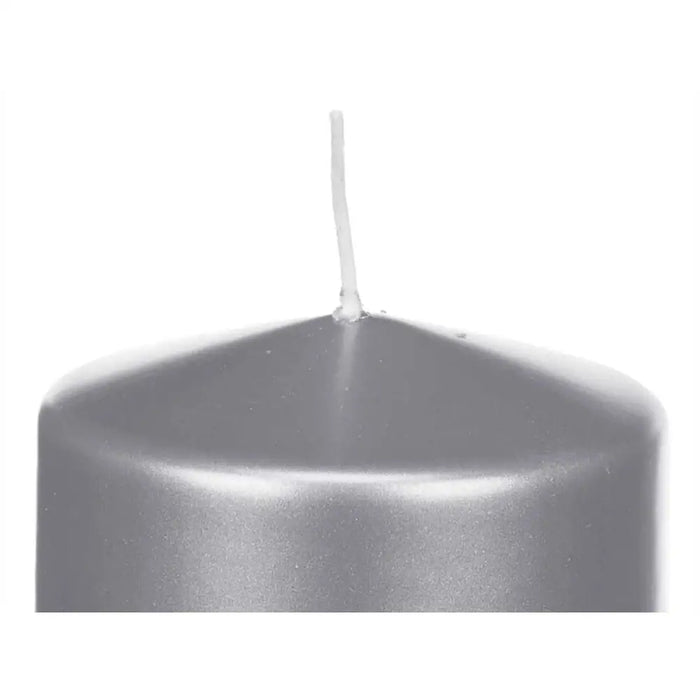 Candle Acorde Silver 9 x 10 x 9 cm (12 Units) - Декорация и Осветление<<<Дом Градина<<<BigBuy&&&Свещи и