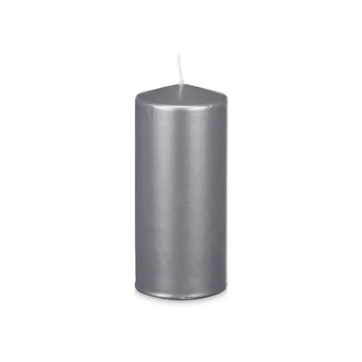 Candle Acorde Silver 9 x 20 x 9 cm (8 Units) - Декорация и Осветление<<<Дом Градина<<<BigBuy&&&Свещи и