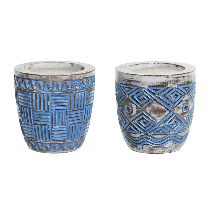 Candle DKD Home Decor (2 Units) - Почистване Прахосмукачки И Гладене<<<Дом Градина<<<BigBuy&&&Ароматни