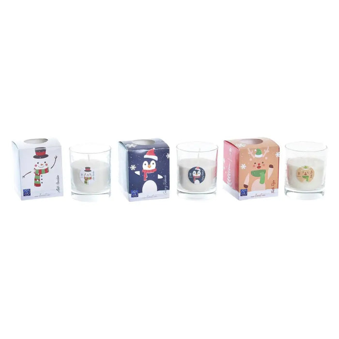 Candle DKD Home Decor Christmas Snow Doll (3 Units) - Почистване Прахосмукачки И Гладене<<<Дом