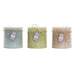 Candle DKD Home Decor Vanilla Wax Basic (12 x 12 x 12 cm) (3 Units) - Почистване Прахосмукачки И Гладене<<<Дом