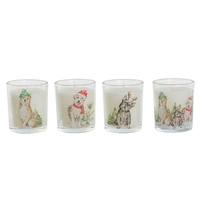 Candle DKD Home Decor White 5 x 5 x 6 cm (4 Units) - Декорация и Осветление<<<Дом Градина<<<BigBuy&&&Коледни