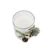 Candle DKD Home Decor White Christmas 10,5 x 8,5 x 8,5 cm - Декорация и Осветление<<<Дом Градина<<<BigBuy&&&Коледни
