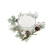 Candle DKD Home Decor White Christmas 15 x 15 x 5.5 cm 13 x 13 x 5,5 cm - Декорация и Осветление<<<Дом