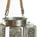 Candle Holder DKD Home Decor 21 x 21 x 23 cm Silver Metal Rope Arab - Декорация и Осветление<<<Дом