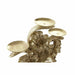 Candle Holder DKD Home Decor 26 x 12 x 23 cm Flower Golden Resin - Декорация и Осветление<<<Дом