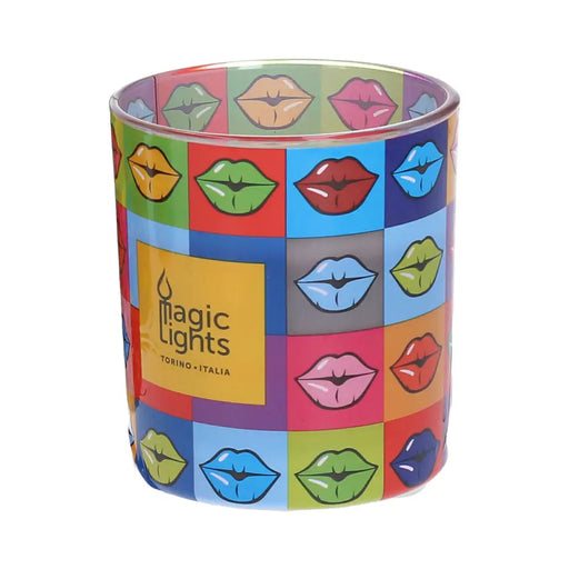 Candle Magic Lights Lips (7,5 x 8,4 cm) - Почистване Прахосмукачки И Гладене<<<Дом Градина<<<BigBuy&&&Ароматни