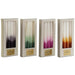 Candle Set DKD Home Decor Bicoloured 2 x 2 x 25 cm 2 x 2 x 20 cm 4 Pieces (4 Units) - Декорация и Осветление<<<Дом