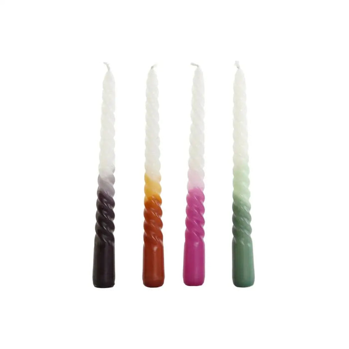 Candle Set DKD Home Decor Bicoloured 2 x 2 x 25 cm 2 x 2 x 20 cm 4 Pieces (4 Units) - Декорация и Осветление<<<Дом