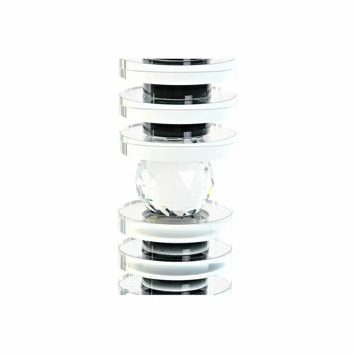 Candleholder DKD Home Decor 6 x 6 x 28 cm Crystal Black Transparent - Декорация и Осветление<<<Дом