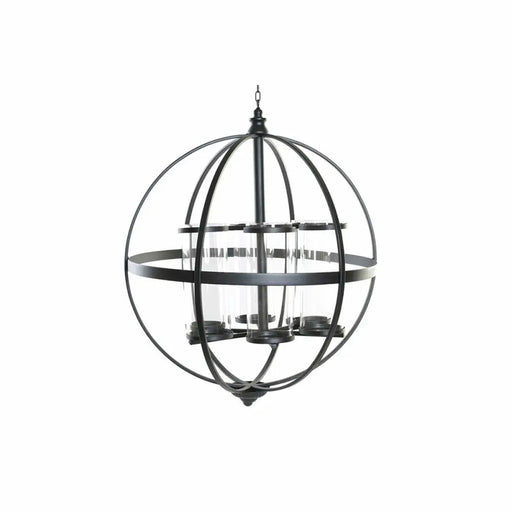 Candleholder DKD Home Decor Black Metal Crystal 60 x 60 x 73 cm - Декорация и Осветление<<<Дом