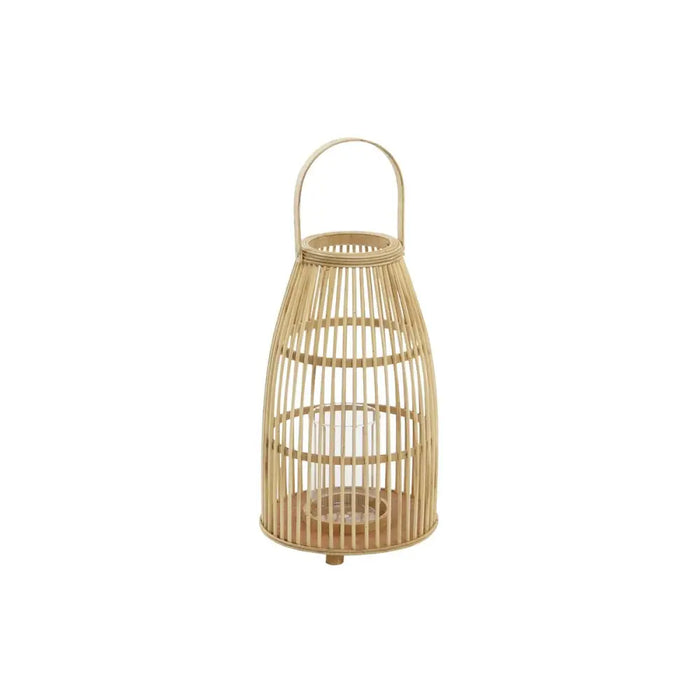Candleholder DKD Home Decor Crystal Bamboo (25 x 25 x 56 cm) - Декорация и Осветление<<<Дом Градина<<<BigBuy&&&Свещи и