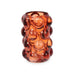 Candleholder Gift Decor Orange Tile Crystal 8,4 x 12,5 x 8,4 cm Microbeads (12 Units) - Декорация и Осветление<<<Дом