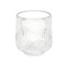 Candleholder Gift Decor Transparent Crystal 9 x 9,5 x 9 cm Stripes (12 Units) - Декорация и Осветление<<<Дом
