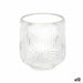 Candleholder Gift Decor Transparent Crystal 9 x 9,5 x 9 cm Stripes (12 Units) - Декорация и Осветление<<<Дом