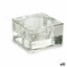 Candleholder Gift Decor Transparent Glass 6 x 3 x 6 cm (12 Units) - Декорация и Осветление<<<Дом