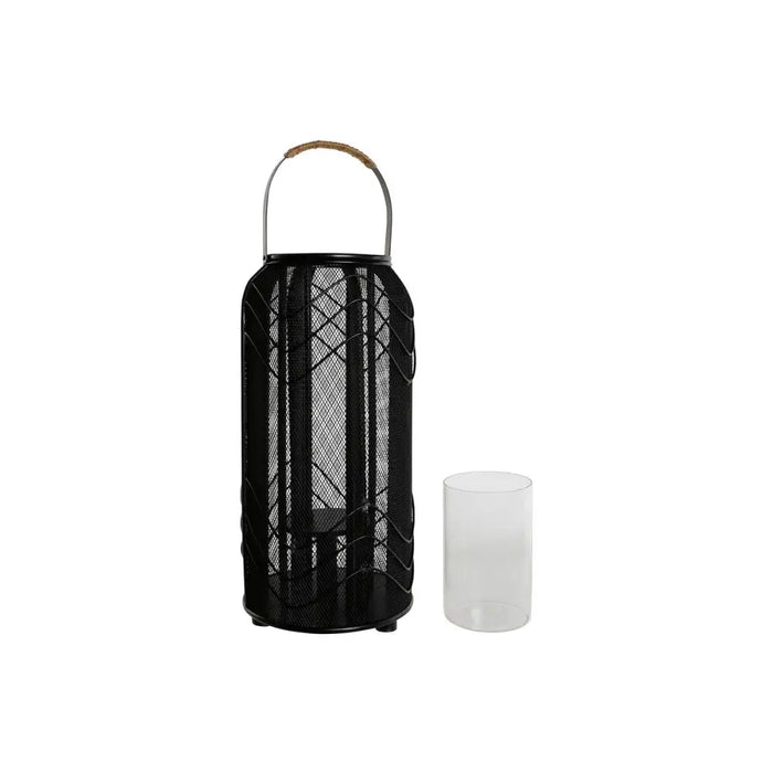 Candleholder Home ESPRIT Black Metal 21,5 x 21,5 x 43,5 cm - Декорация и Осветление<<<Дом Градина<<<BigBuy&&&Свещи и