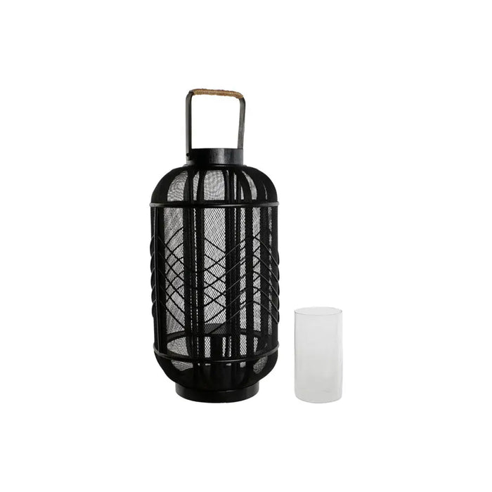 Candleholder Home ESPRIT Black Metal 25,5 x 25,5 x 46,5 cm - Декорация и Осветление<<<Дом Градина<<<BigBuy&&&Свещи и
