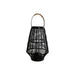 Candleholder Home ESPRIT Black Metal 27,5 x 27,5 x 40 cm - Декорация и Осветление<<<Дом Градина<<<BigBuy&&&Свещи и