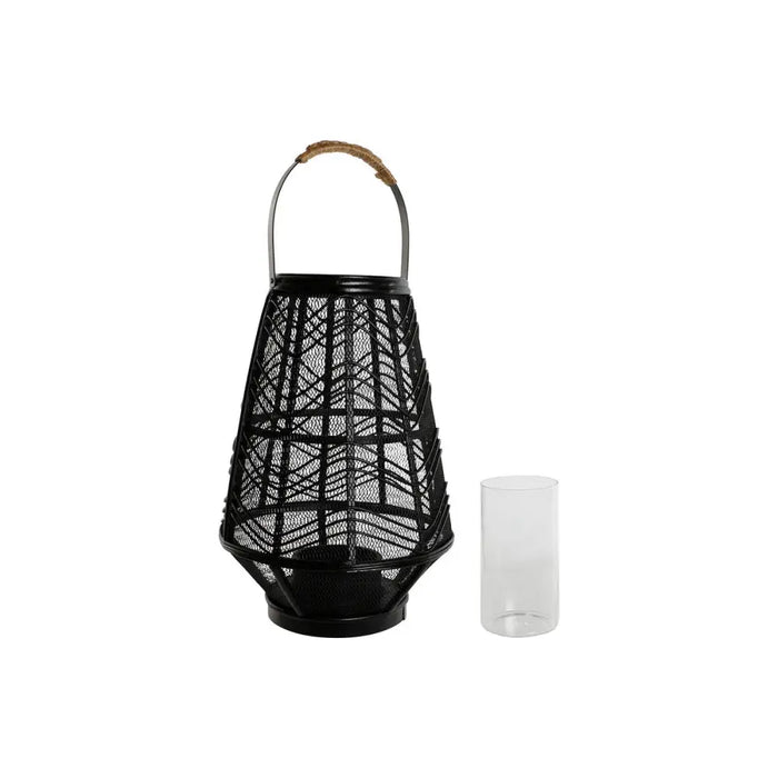Candleholder Home ESPRIT Black Metal 27,5 x 27,5 x 40 cm - Декорация и Осветление<<<Дом Градина<<<BigBuy&&&Свещи и