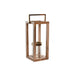 Candleholder Home ESPRIT Brown Steel Mango wood 25 x 25 x 54 cm - Декорация и Осветление<<<Дом Градина<<<BigBuy&&&Свещи