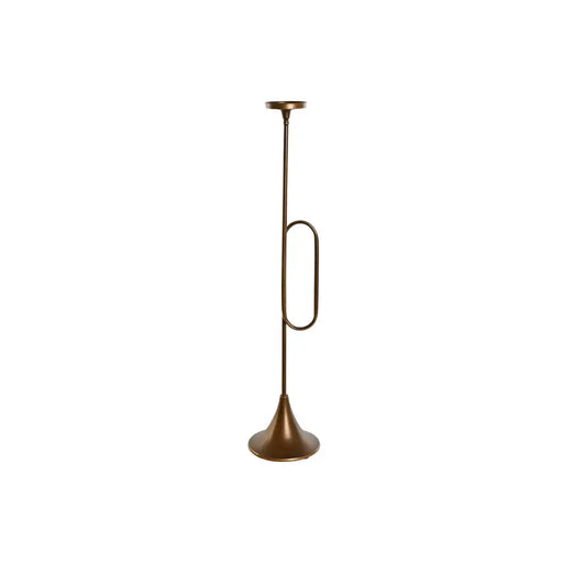 Candleholder Home ESPRIT Golden Metal 21 x 21 x 98 cm - Декорация и Осветление<<<Дом Градина<<<BigBuy&&&Свещи и
