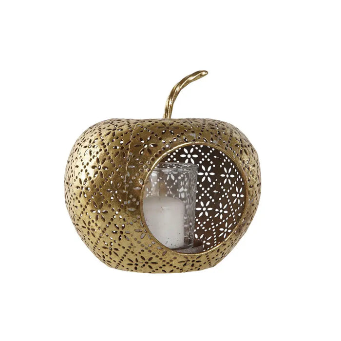 Candleholder Home ESPRIT Golden Metal Crystal 14 x 14 x 13 cm - Декорация и Осветление<<<Дом Градина<<<BigBuy&&&Свещи и