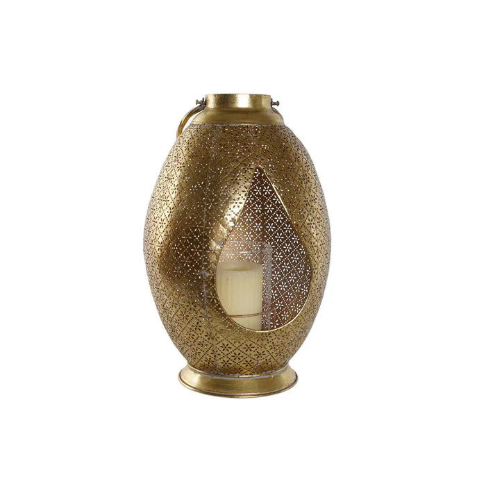Candleholder Home ESPRIT Golden Metal Crystal 24 x 24 x 38,5 cm - Декорация и Осветление<<<Дом Градина<<<BigBuy&&&Свещи