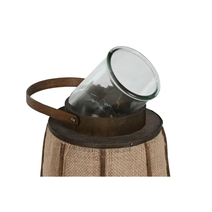 Candleholder Home ESPRIT Natural Jute Bamboo 33,5 x 33,5 x 66 cm - Декорация и Осветление<<<Дом