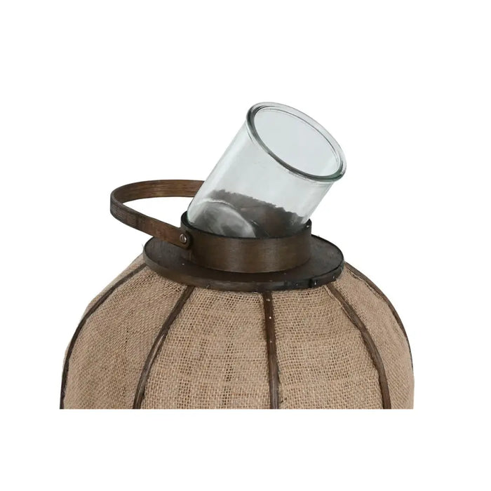 Candleholder Home ESPRIT Natural Jute Bamboo 33 x 33 x 61,5 cm - Декорация и Осветление<<<Дом Градина<<<BigBuy&&&Свещи