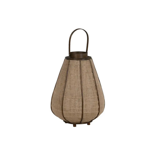 Candleholder Home ESPRIT Natural Jute Bamboo 36 x 36 x 48,5 cm - Декорация и Осветление<<<Дом Градина<<<BigBuy&&&Свещи