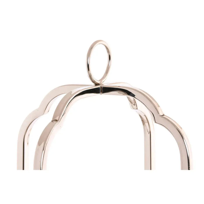 Candleholder Home ESPRIT Silver Crystal Steel 21 x 21 x 62 cm - Декорация и Осветление<<<Дом Градина<<<BigBuy&&&Свещи и