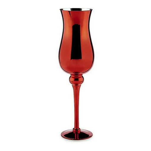Candleholder Red Crystal 13,5 x 4,5 x 13,5 cm 13,5 x 45 x 13,5 cm - Декорация и Осветление<<<Дом
