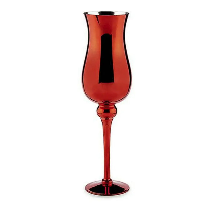 Candleholder Red Crystal 13,5 x 4,5 x 13,5 cm 13,5 x 45 x 13,5 cm - Декорация и Осветление<<<Дом
