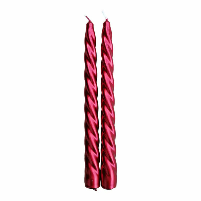 Candles Magic Lights Decorative Red Ø 2 x 24 cm - Декорация и Осветление<<<Дом Градина<<<BigBuy&&&Свещи и