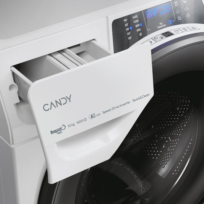Washing machine CANDY RP 6106 BWMR8-S 10.0 kg, 1600 rpm, INVERTER MOTOR