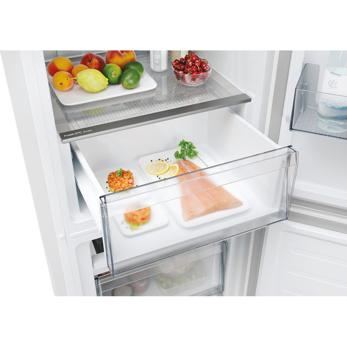 Refrigerator with bottom freezer CANDY CNCQ2T 518 EW 182.50 cm