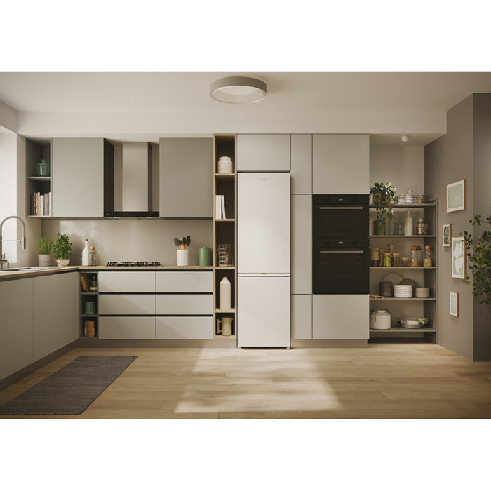 Refrigerator with bottom freezer CANDY CNCQ2T 518 EW 182.50 cm