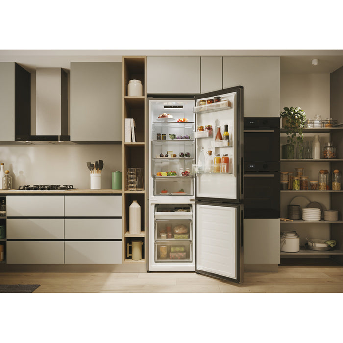 Refrigerator with bottom freezer CANDY CNCQ2T 518 EX 182.50 cm