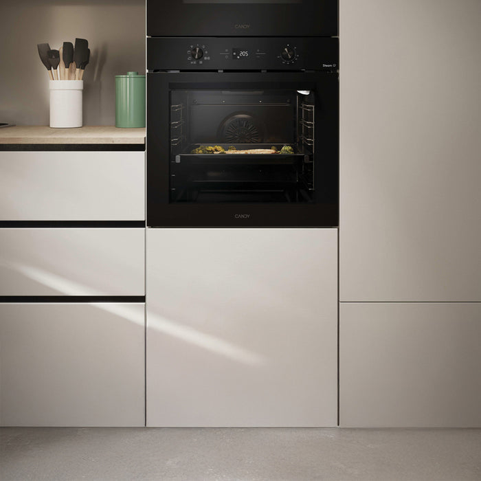 Built-in oven CANDY CA6 NP3AT3EHTB 78, A+, TELESCOPIC SYSTEM, SOFT CLOSE