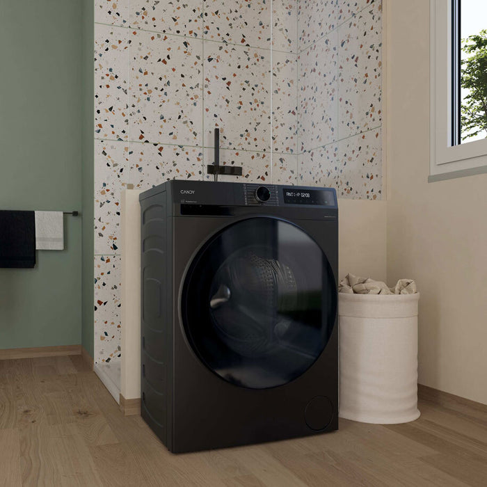 Washer Dryer CANDY BWR 496 BL10G-S/ANTHR. 1400 rpm, INVERTER MOTOR