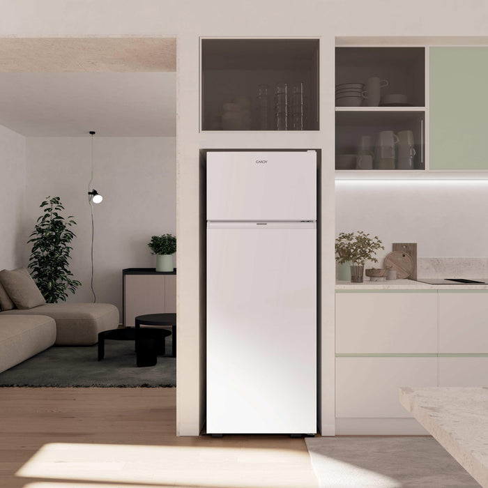 Refrigerator with top freezer CANDY CNDQ2S 514 EW 143.00 cm