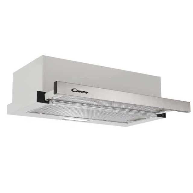 Candy CBT6130/3X cooker hood Semi built-in (pull out) Silver 157.8 m³/h