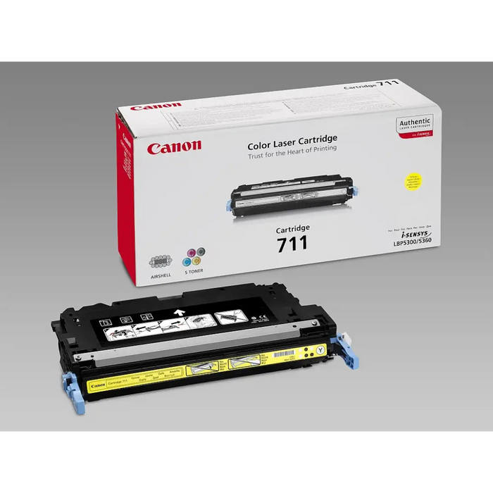 CANON 711 toner cartridge yellow standard capacity 6.000 pages 1-pack - Тонери<<<Консумативи - Лазер<<<Печат Сканиране