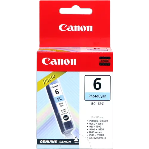 CANON BCI-6PC ink cartridge photo cyan standard capacity 13ml 1-pack - Мастила и Мастилени глави<<<Консумативи