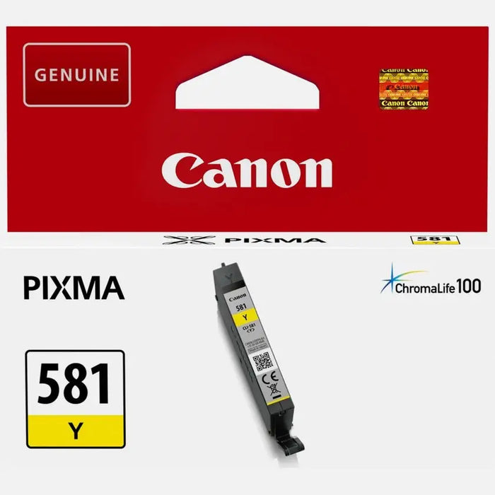 Canon CLI-581 Y - Консумативи за мастилоструйни принтери<<<CANON консумативи<<<CANON<<<PolyComp&&&Мастила и Мастилени