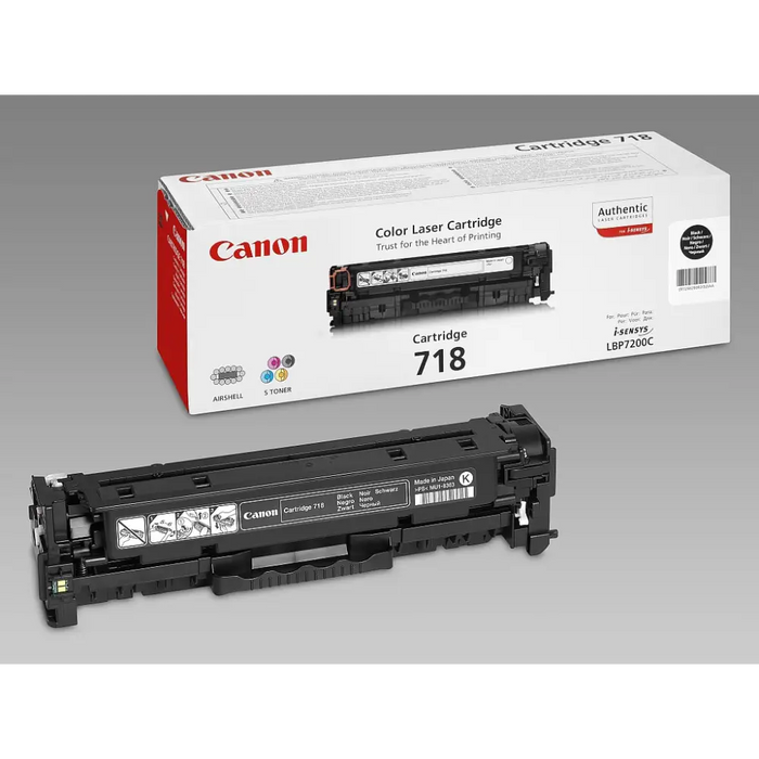 Canon CRG-718BK - Консумативи за лазерни принтери<<<CANON консумативи<<<CANON<<<PolyComp&&&Тонери<<<Консумативи