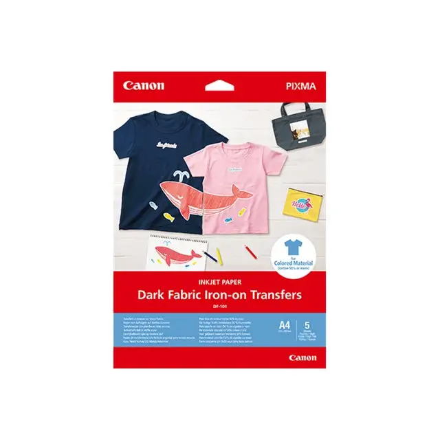 CANON DF-101 A4 EUR DARK FABRIC IRON-ON - Офис и Фото хартии<<<Консумативи - Хартия<<<Печат Сканиране и